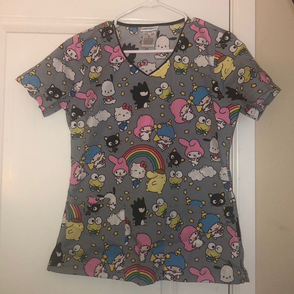 Hello kitty scrub top